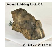 Accent Bubbling Rocks for Creative Gardens, Patios and Swimming Pools