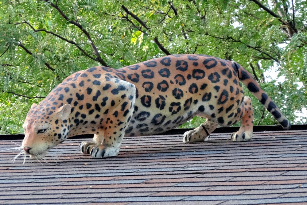 Life Size Fiberglass Jaguar
