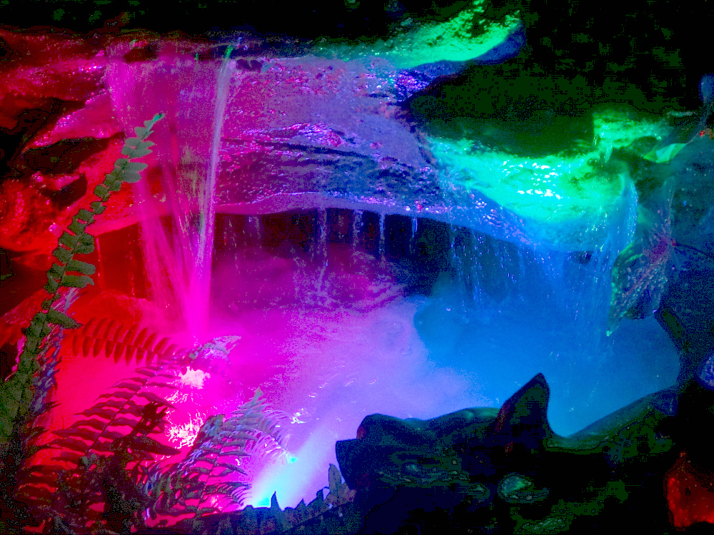Rock Waterfalls-MW-011 with Waterfall LED Lights